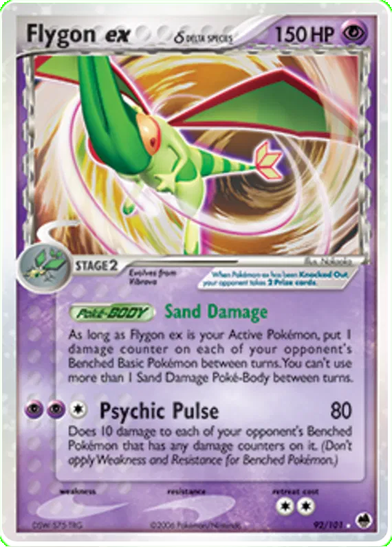 Flygon ex  (delta species) - EX Dragon Frontiers #92