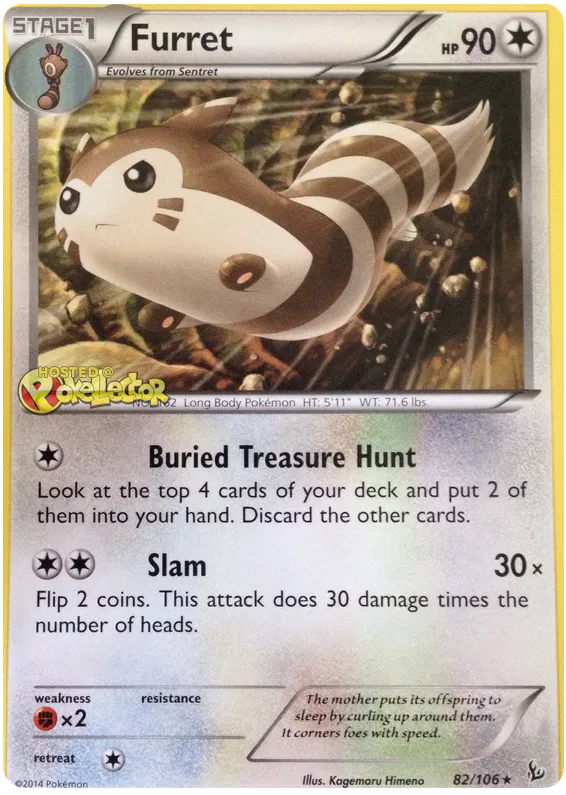 Furret - XY Flashfire #82