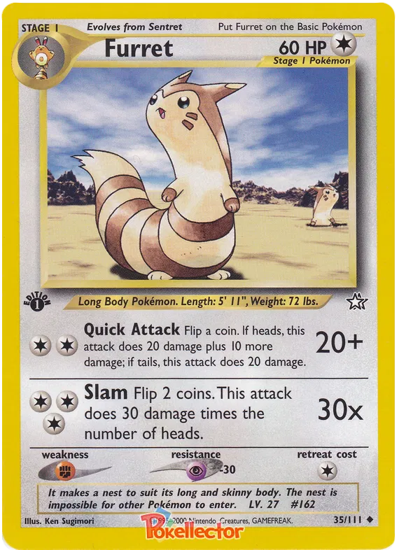 Furret - Neo Genesis #35