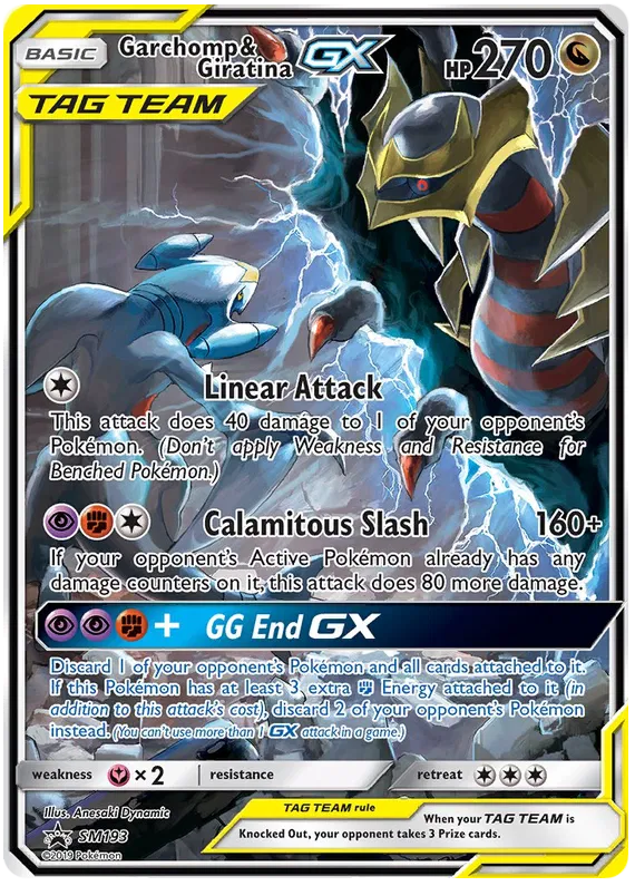 Garchomp & Giratina GX - Sun & Moon Promos #193