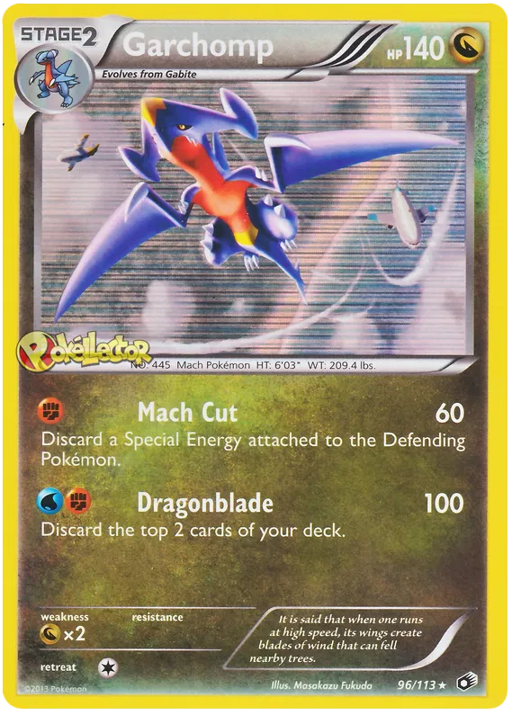 Garchomp - Legendary Treasures #96