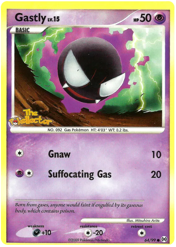 Gastly - Platinum - Arceus #64