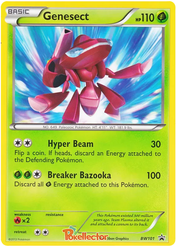 Genesect - Black & White Promos #101