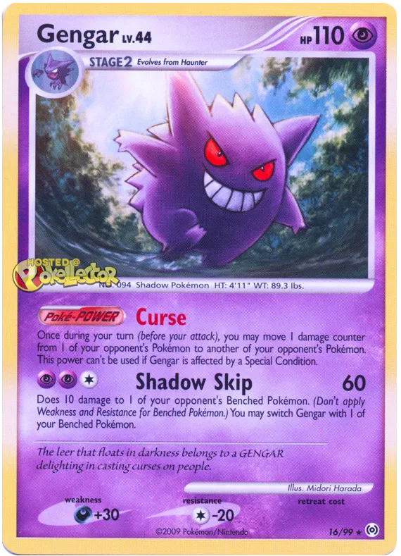 Gengar - Platinum - Arceus #16