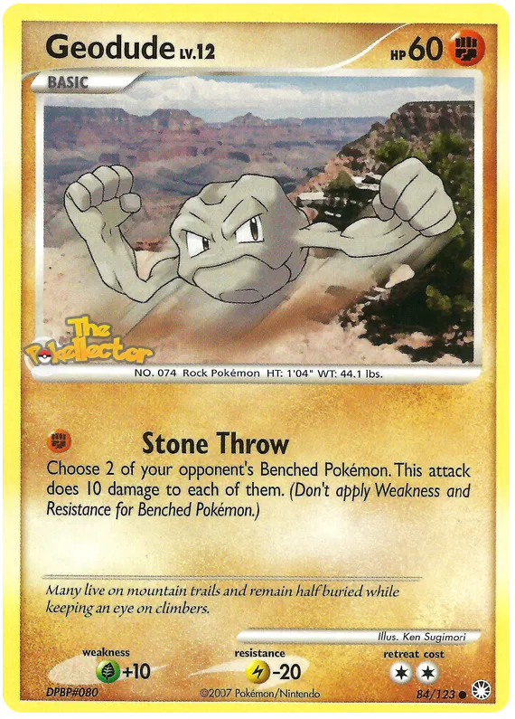 Geodude - Mysterious Treasures #84