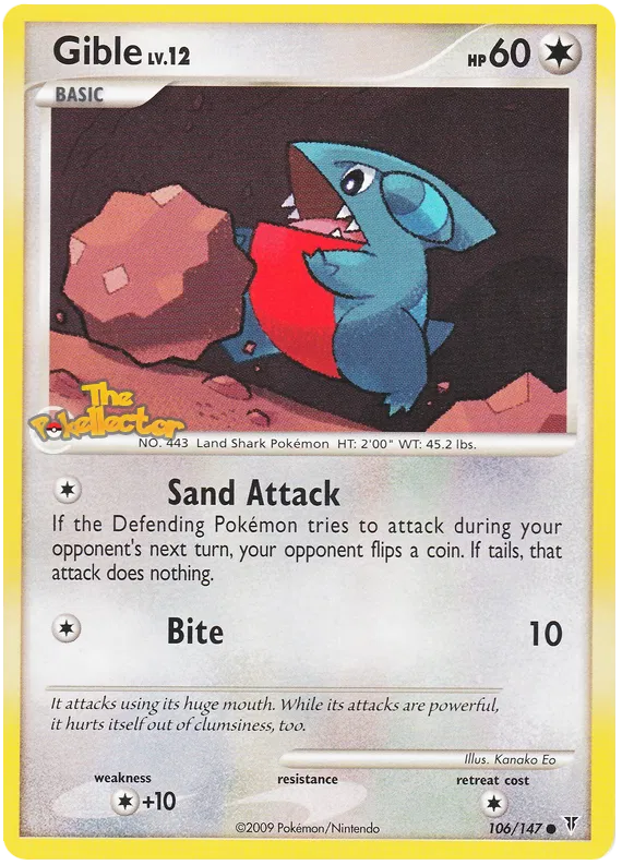 Gible - Platinum - Supreme Victors #106