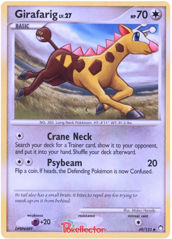 Girafarig - Mysterious Treasures #49