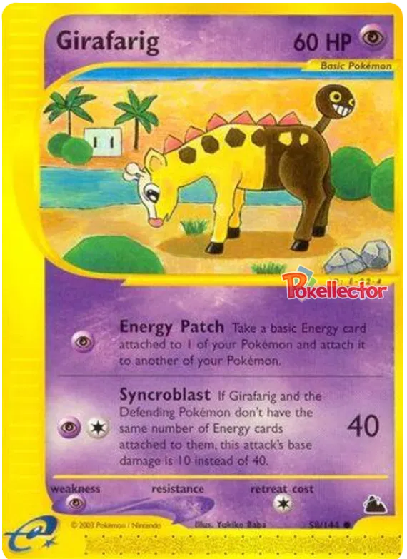 Girafarig - Skyridge #58