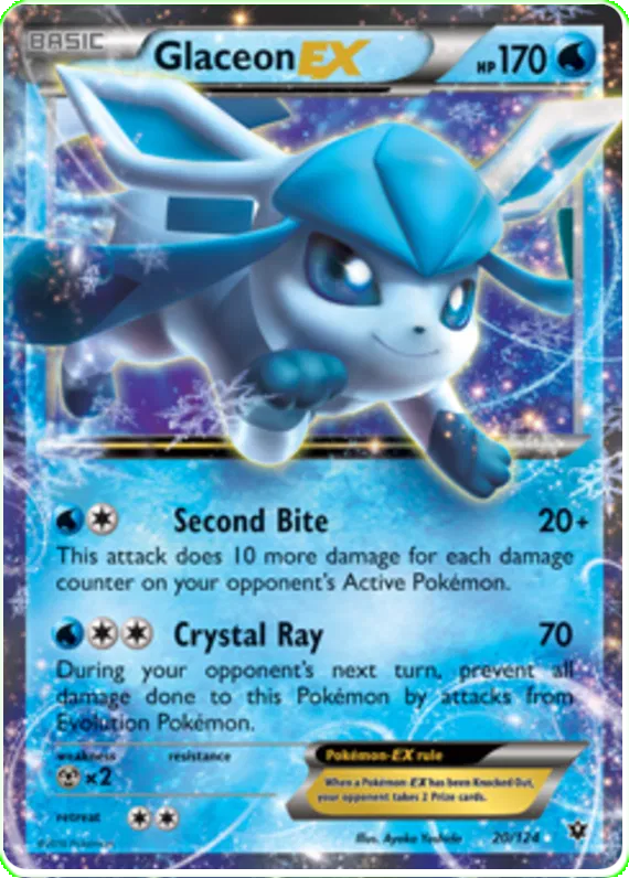 Glaceon EX - Fates Collide #20