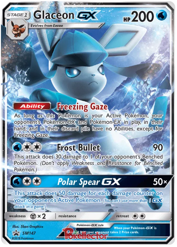 Glaceon GX - Sun & Moon Promos #147