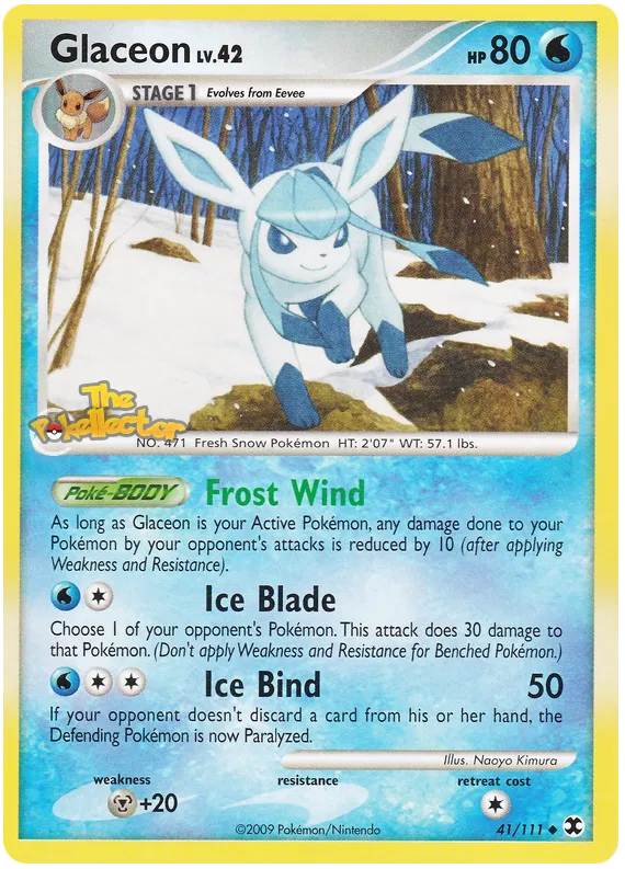 Glaceon - Platinum - Rising Rivals #41