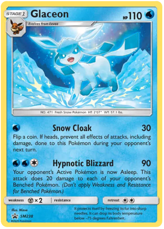 Glaceon - Sun & Moon Promos #238