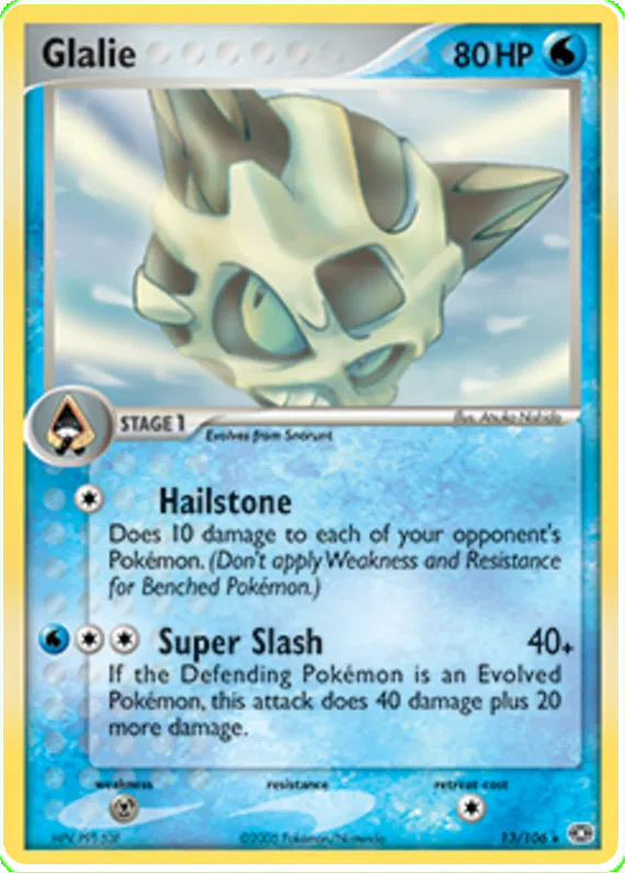 Glalie - EX Emerald #13