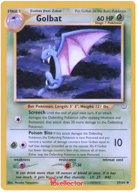 Golbat - Neo Revelation #29