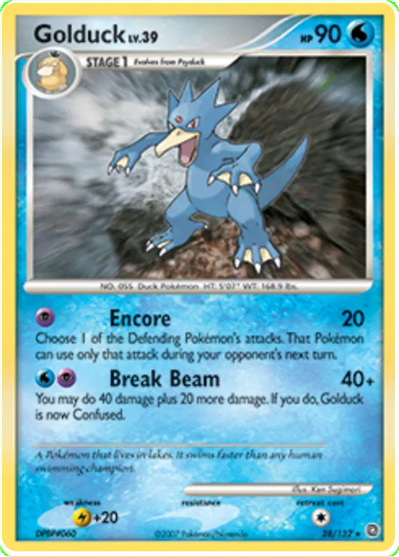 Golduck - Secret Wonders #28