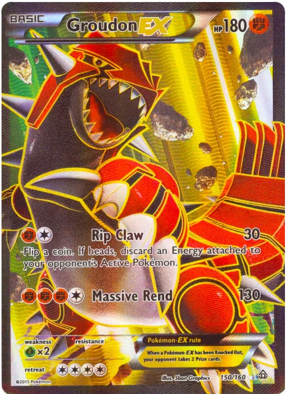 Groudon EX - Primal Clash #150