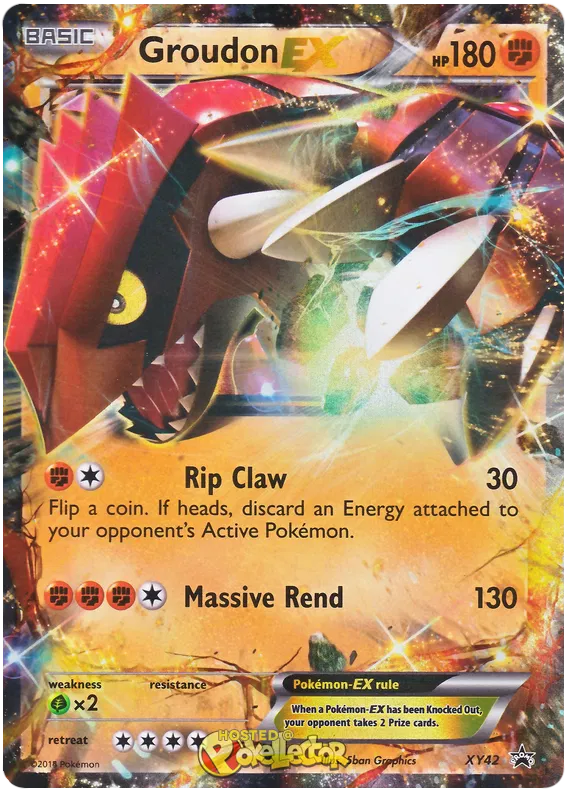 Groudon EX - XY Promos #42