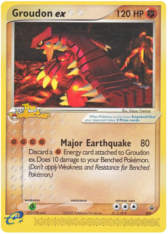 Groudon ex - Nintendo Promos #2