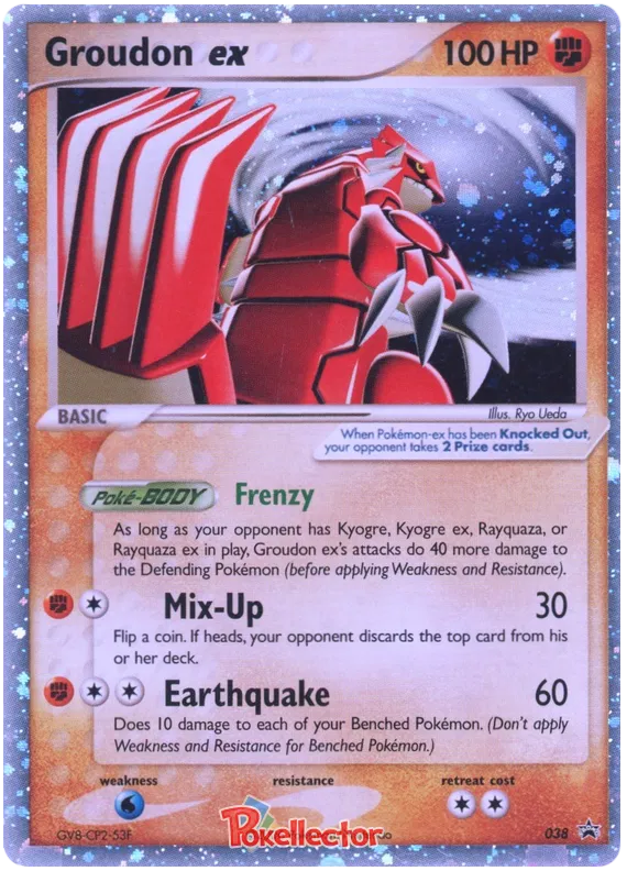 Groudon ex - Nintendo Promos #38