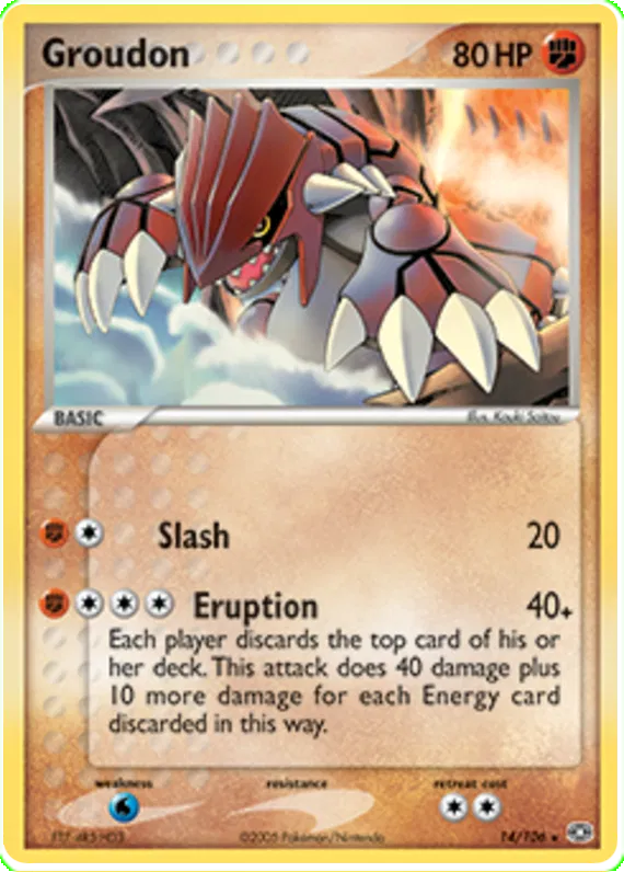 Groudon - EX Emerald #14