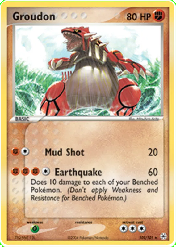 Groudon - EX Hidden Legends #102