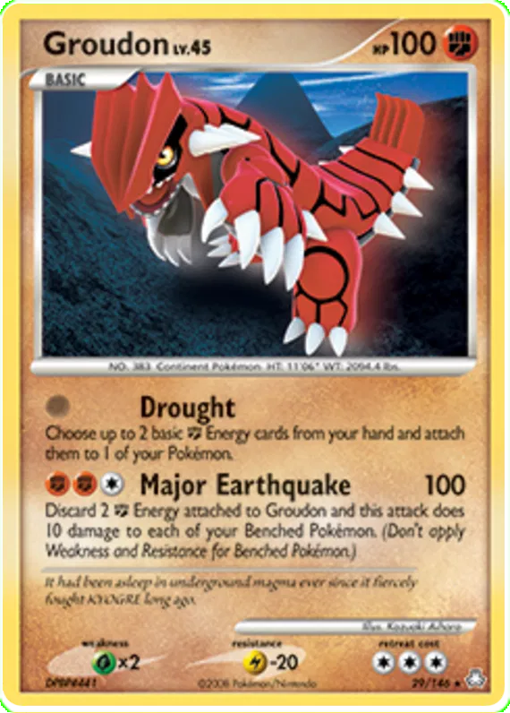 Groudon - Legends Awakened #29