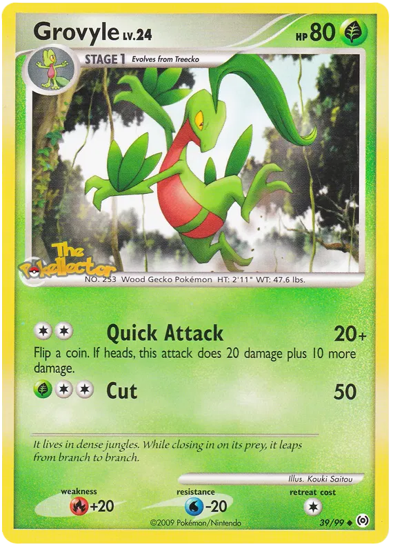 Grovyle - Platinum - Arceus #39