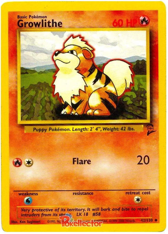 Growlithe - Base Set 2 #42