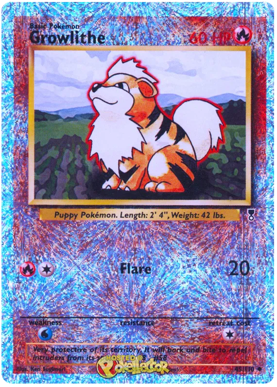 Growlithe - Legendary Collection #45