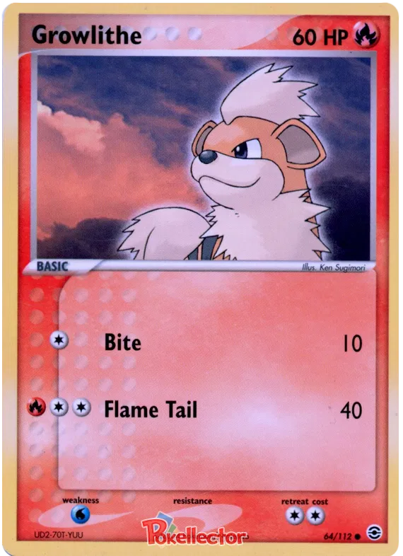 Growlithe - EX FireRed & LeafGreen #64