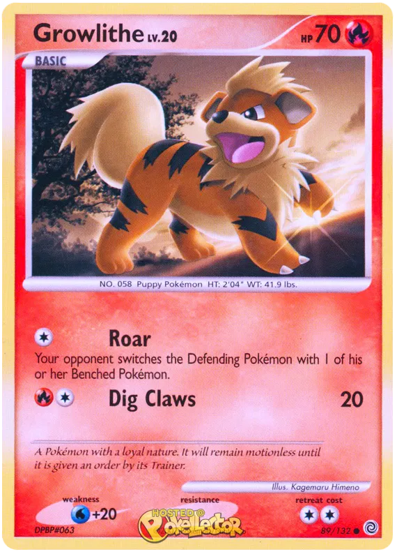 Growlithe - Secret Wonders #89