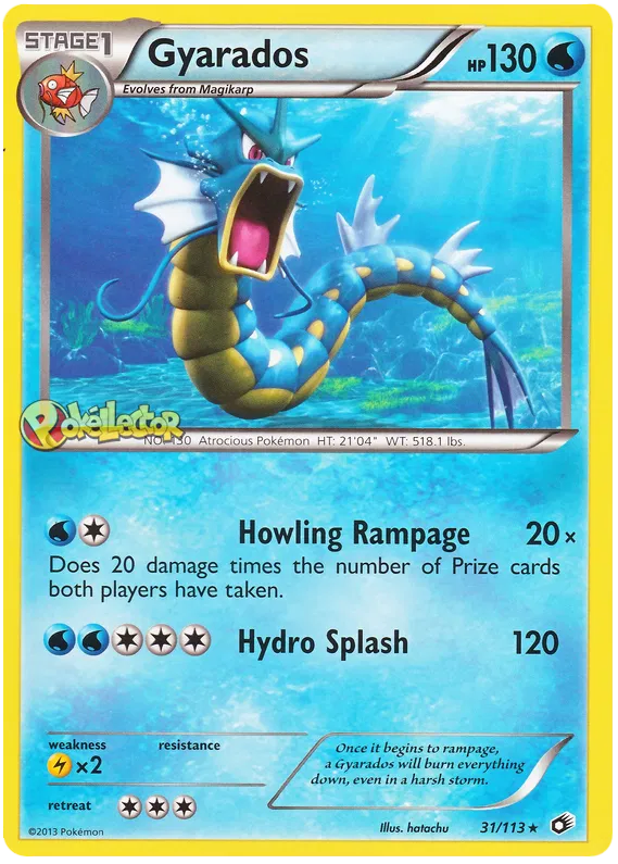 Gyarados - Legendary Treasures #31