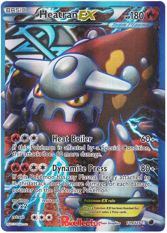 Heatran EX - Plasma Freeze #109