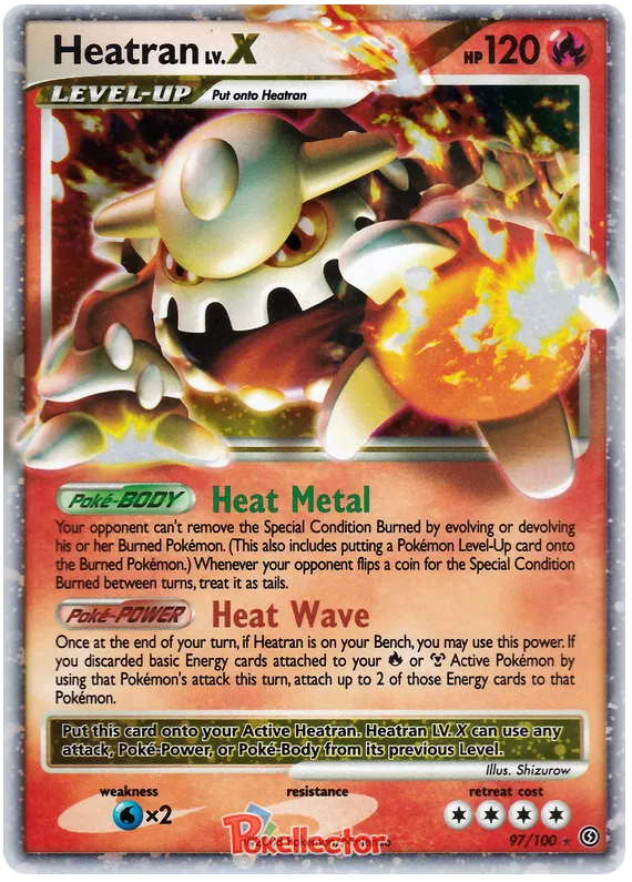 Heatran LV. X - Stormfront #97