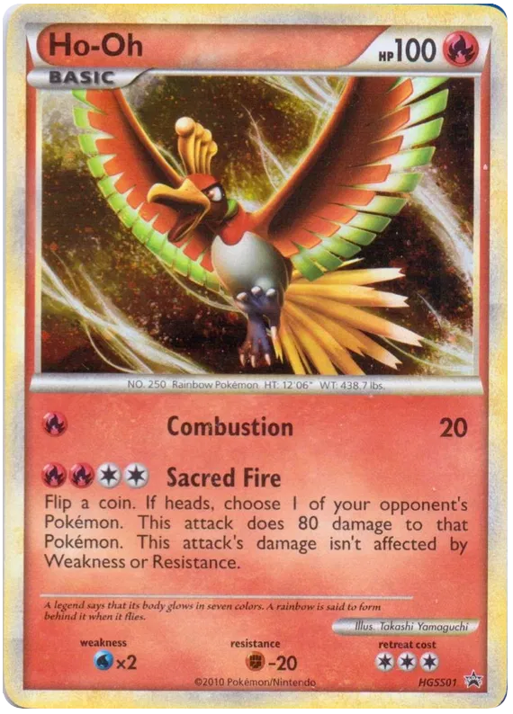 Ho-Oh - HeartGold SoulSilver Promos #1