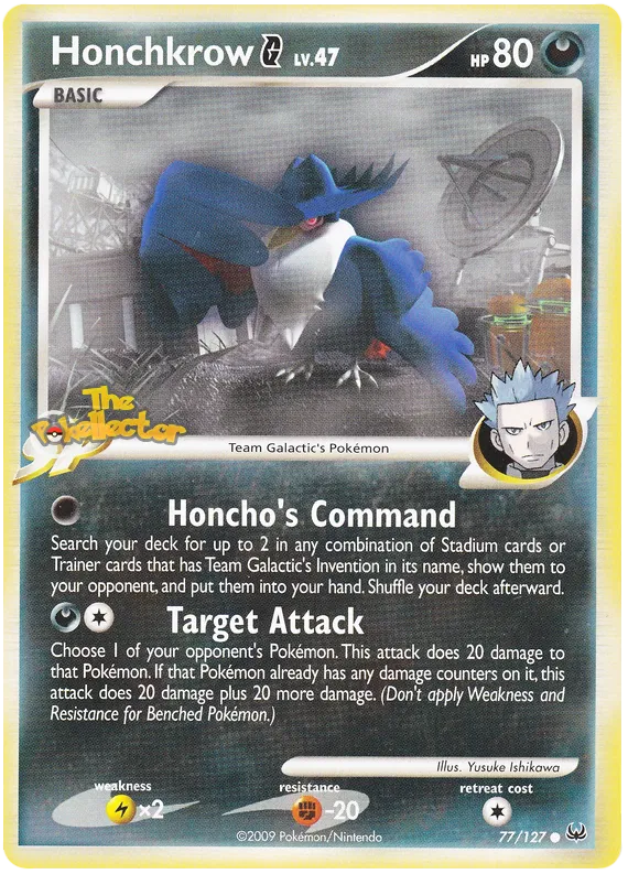 Honchkrow G - Platinum #77