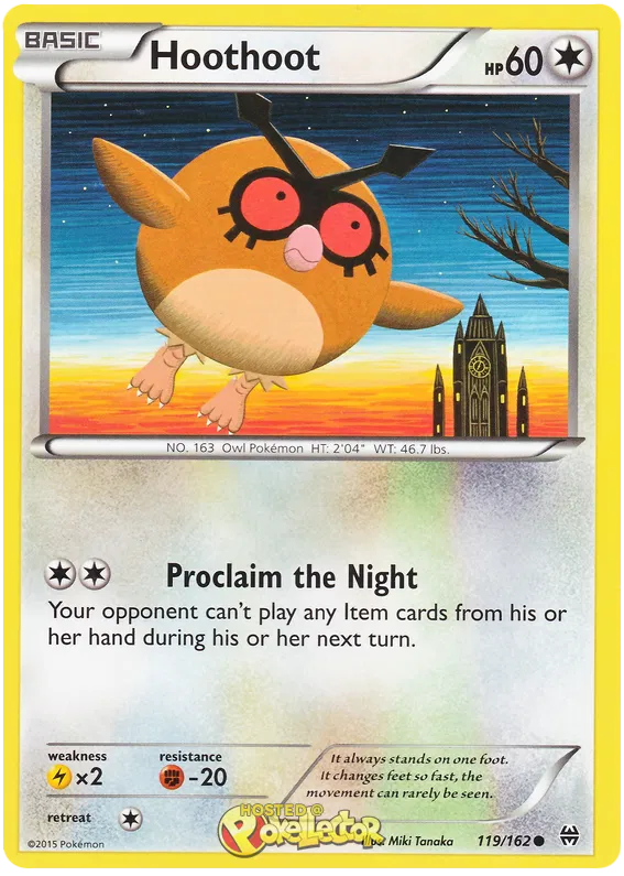 Hoothoot - XY BREAKthrough #119