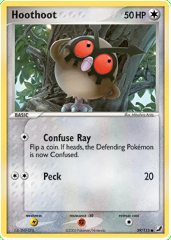 Hoothoot - EX Unseen Forces #59