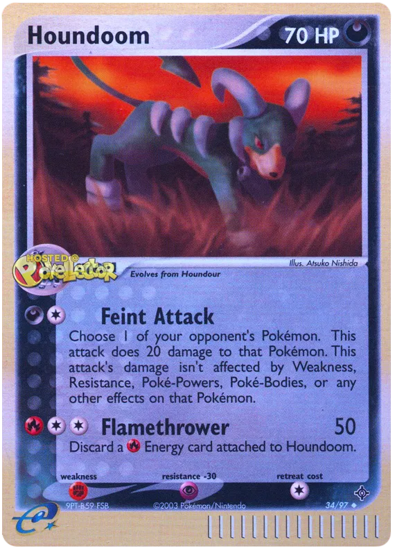 Houndoom - EX Dragon #34