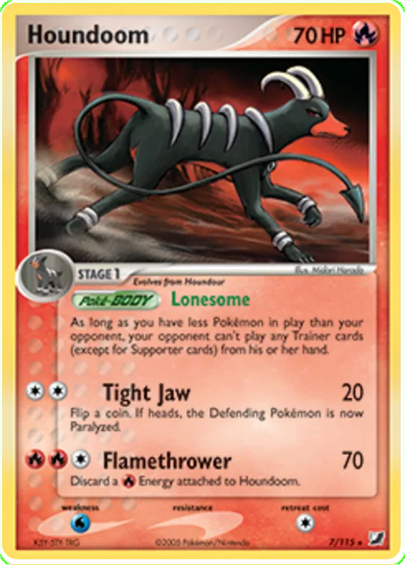 Houndoom - EX Unseen Forces #7