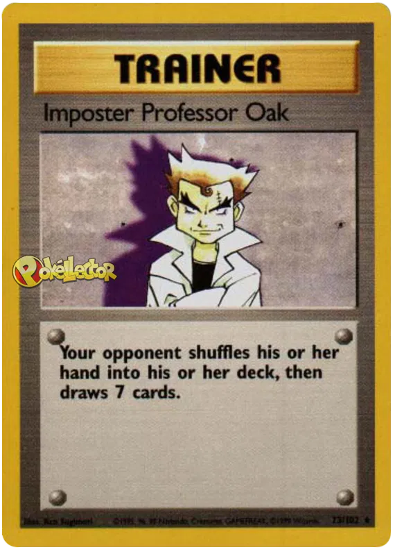 Imposter Professor Oak - Base Set #73