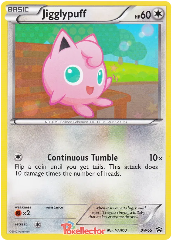 Jigglypuff - Black & White Promos #65