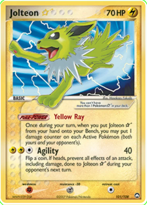 Jolteon * - EX Power Keepers #101