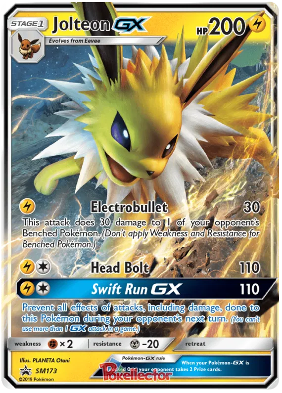 Jolteon GX - Sun & Moon Promos #173