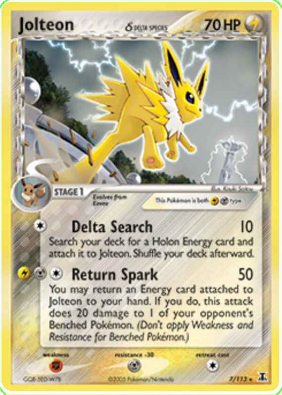 Jolteon  (delta species) - EX Delta Species #7