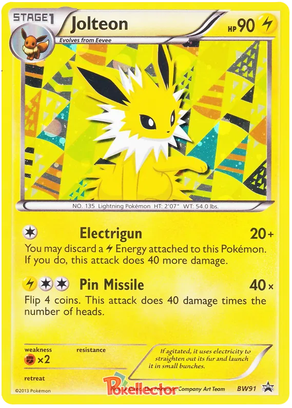 Jolteon - Black & White Promos #91