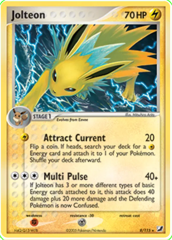 Jolteon - EX Unseen Forces #8