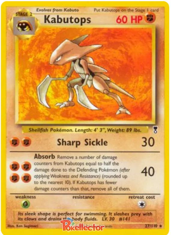 Kabutops - Legendary Collection #27