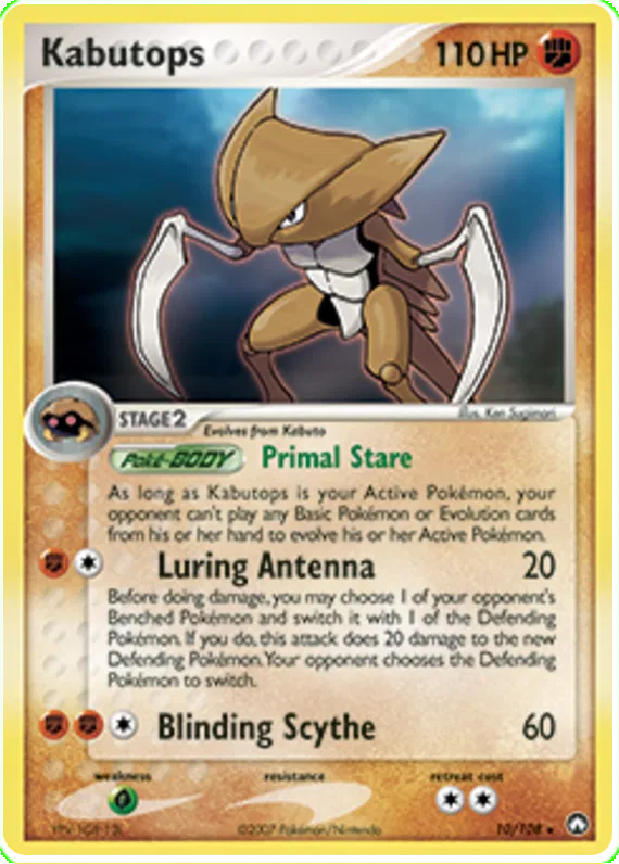 Kabutops - EX Power Keepers #10