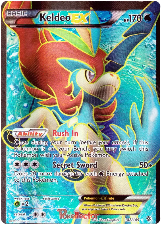 Keldeo EX - Boundaries Crossed #142